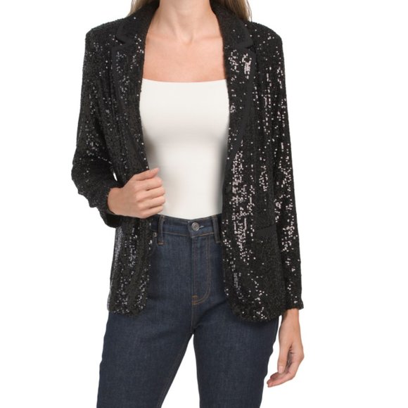 Cable & Gauge Accessories Cable Gauge Black Sequin Blazer Poshmark